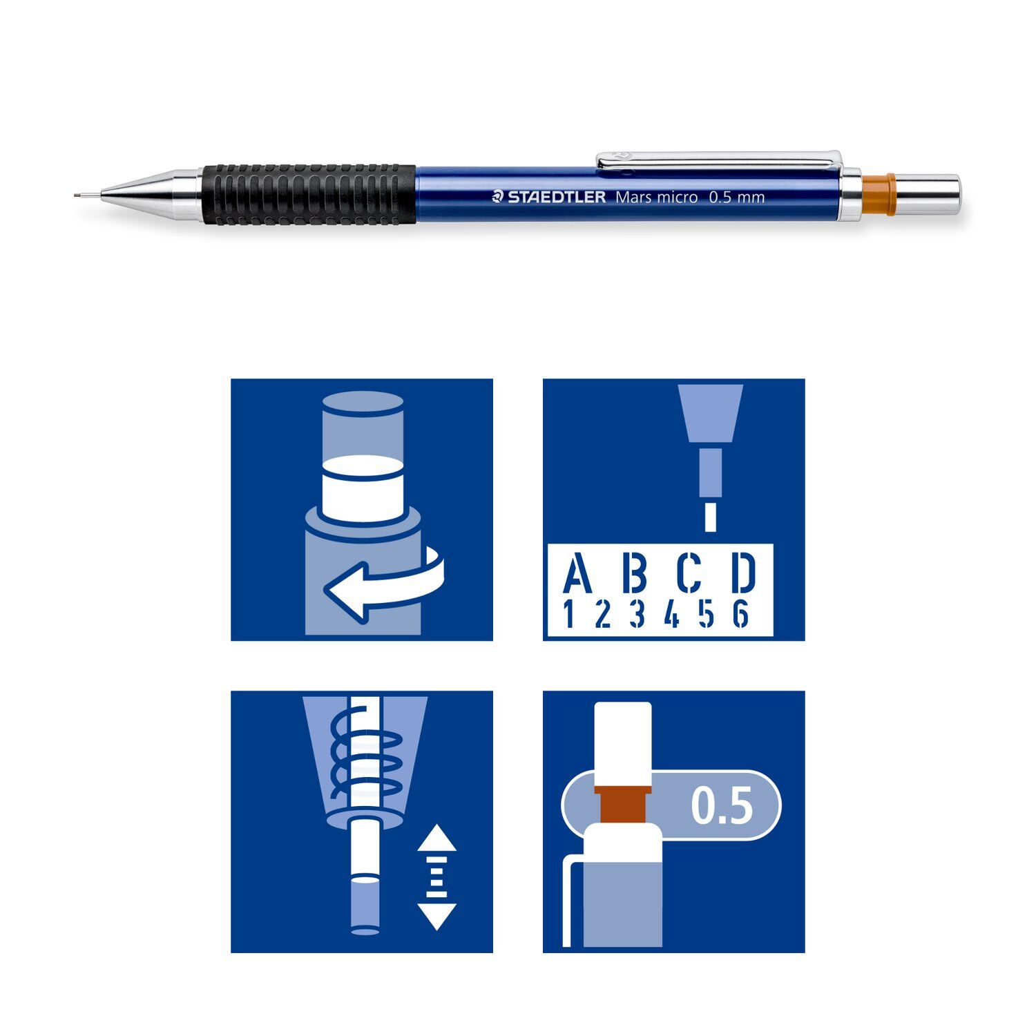 Staedtler Druckbleistift Mars micro B-Mine, 0,5mm Bild 4