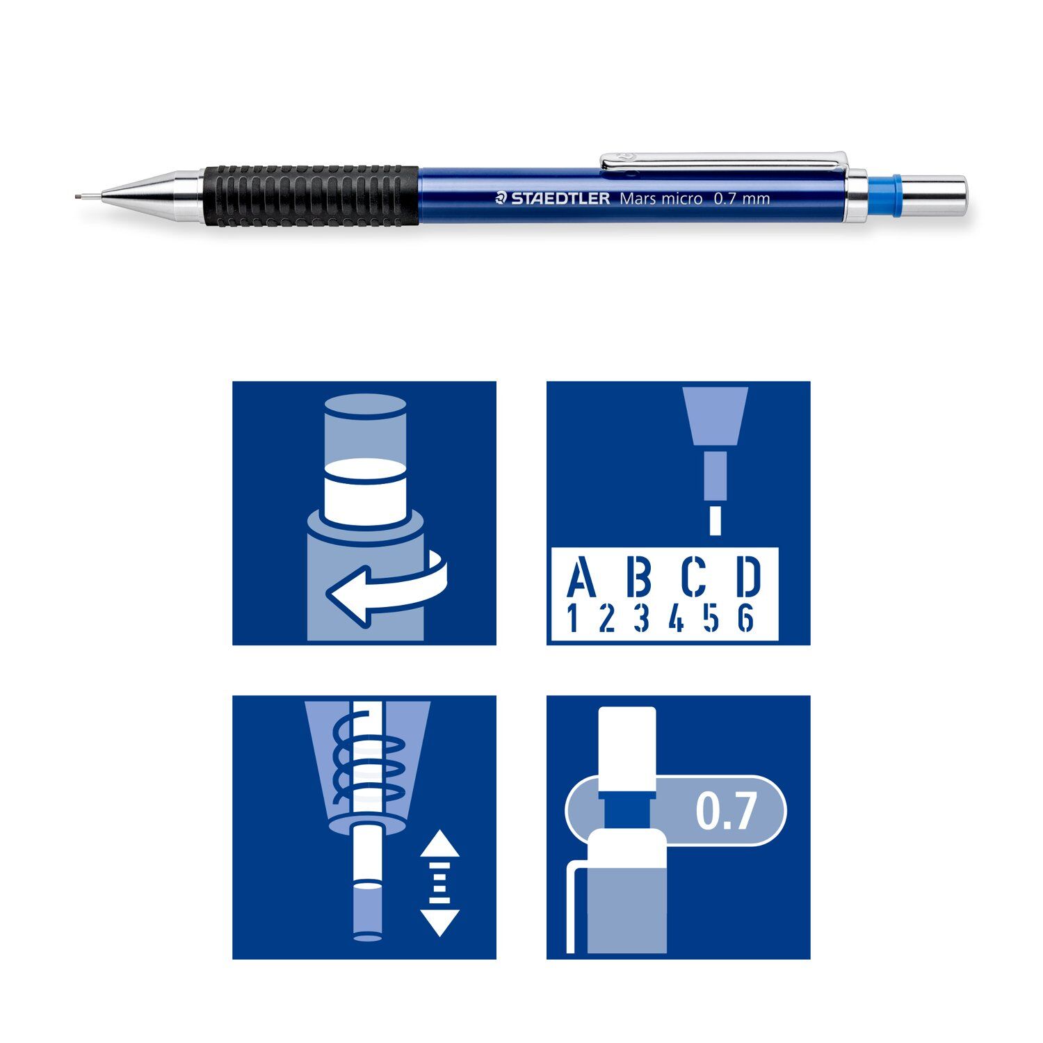 Staedtler Druckbleistift Mars micro B-Mine, 0,7mm Bild 4