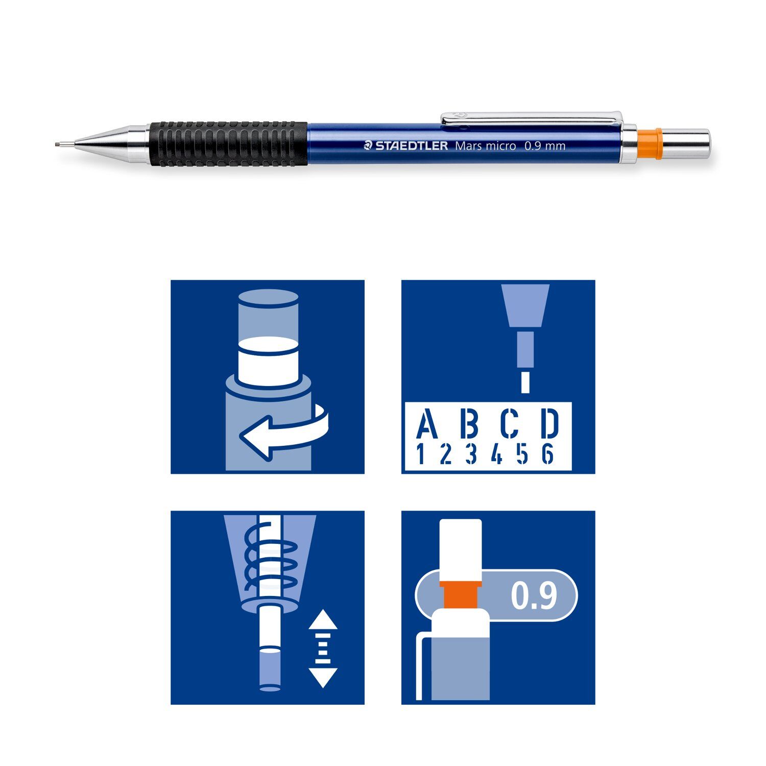 Staedtler Druckbleistift Mars micro B-Mine, 0,9mm Bild 4