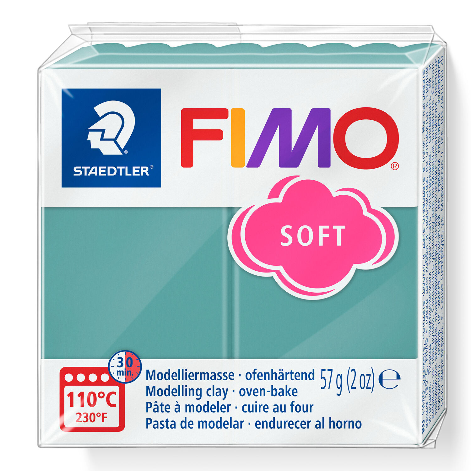 NEU Fimo Soft Basisfarbe 57g, Ocean Wave