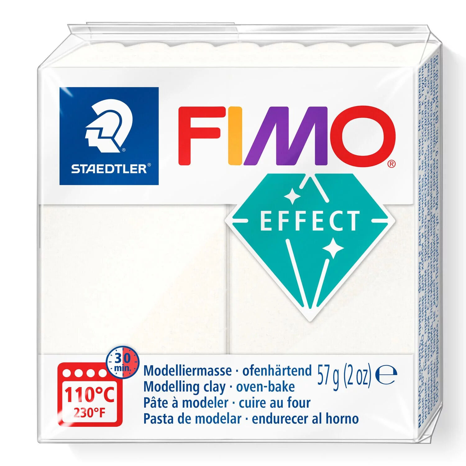 NEU Fimo Effect 57g, Perlmutt-Metallic
