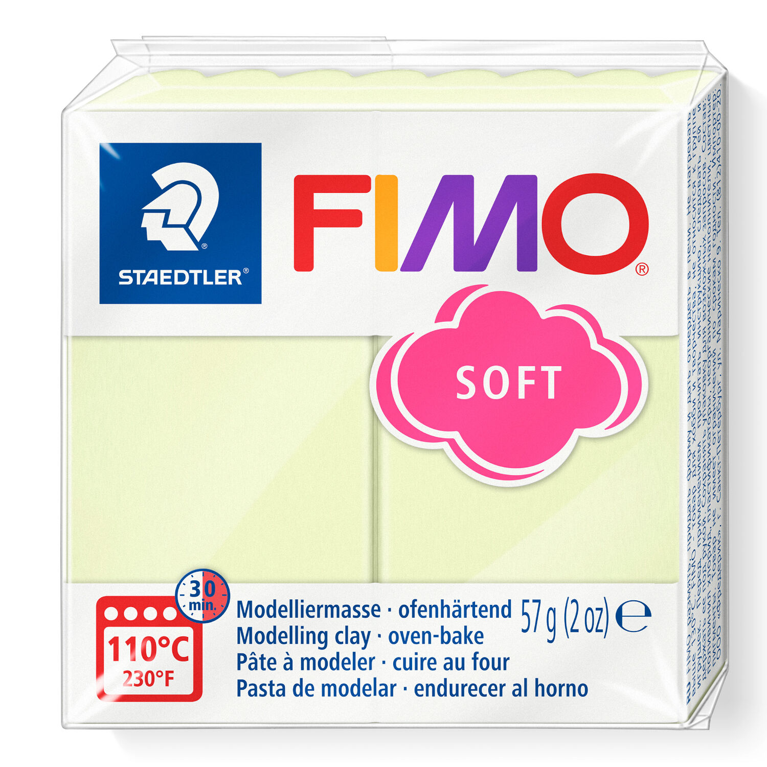 Fimo Soft Pastellfarbe, 57g, Vanille