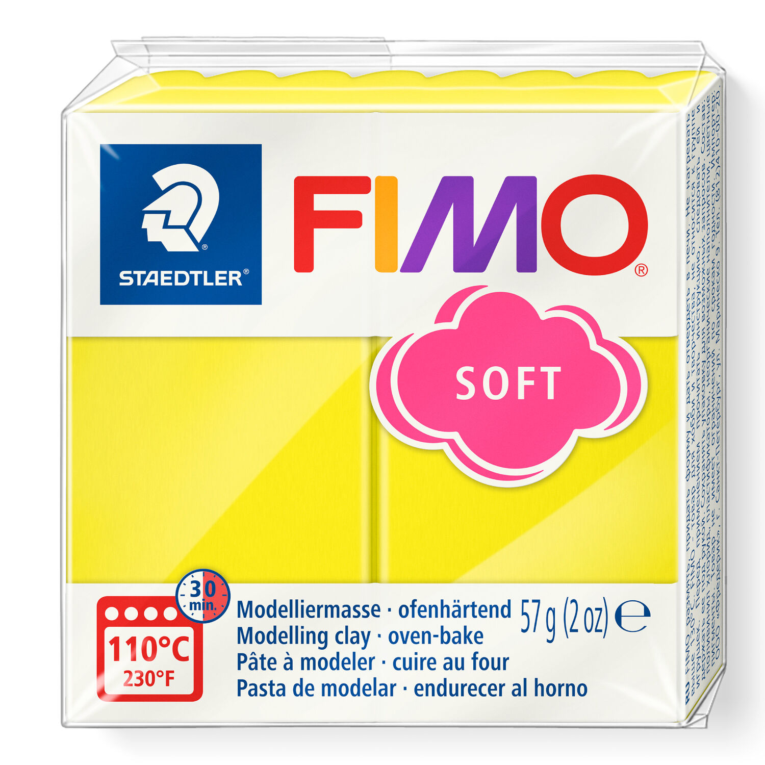 Fimo Soft Basisfarben 57 g, Limone