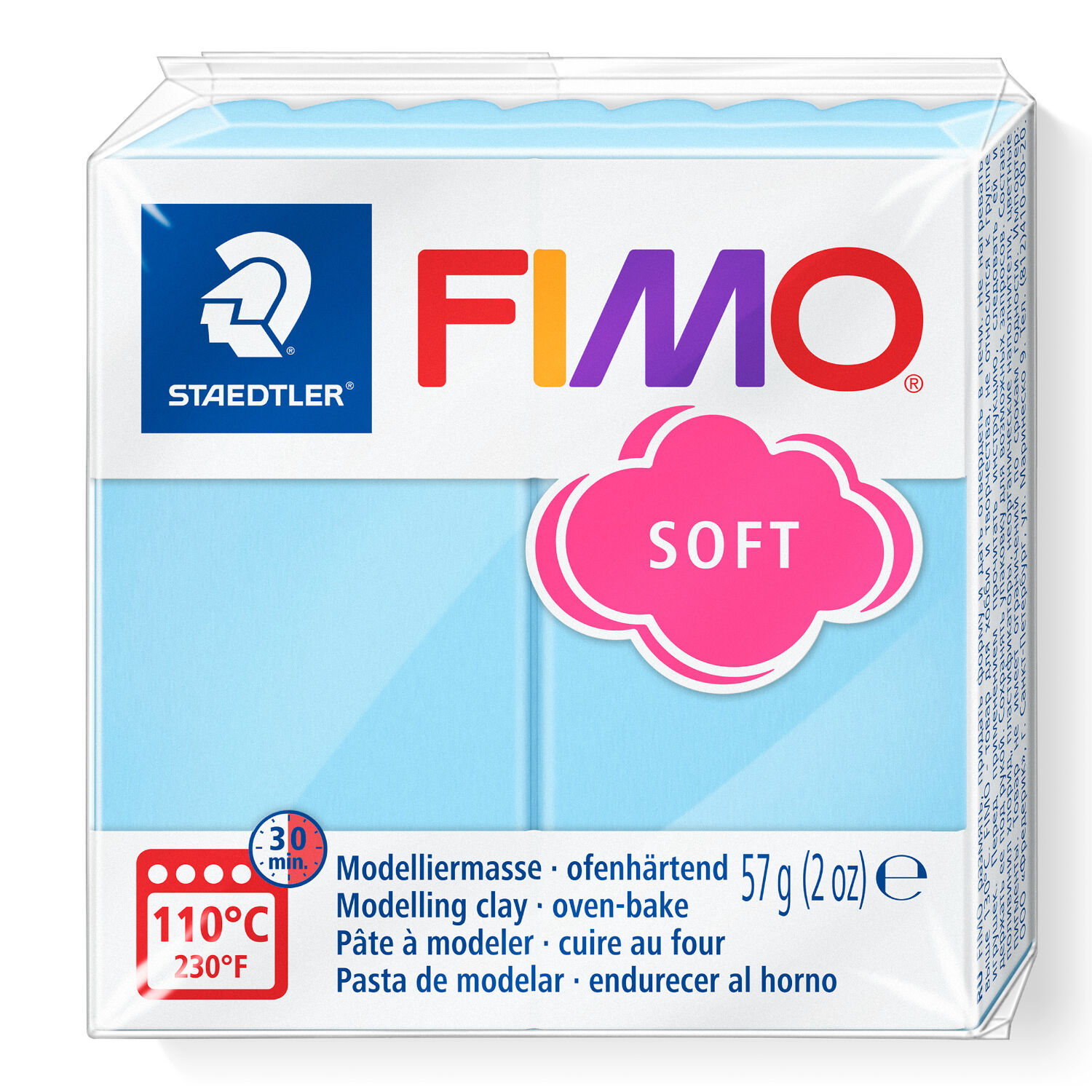 Fimo Soft Pastellfarbe, 57g, Aqua