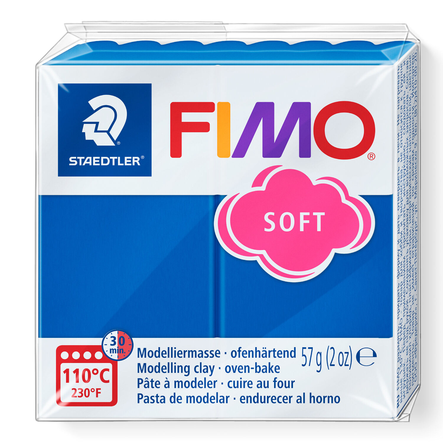 Fimo Soft Basisfarben 57g, Pazifikblau