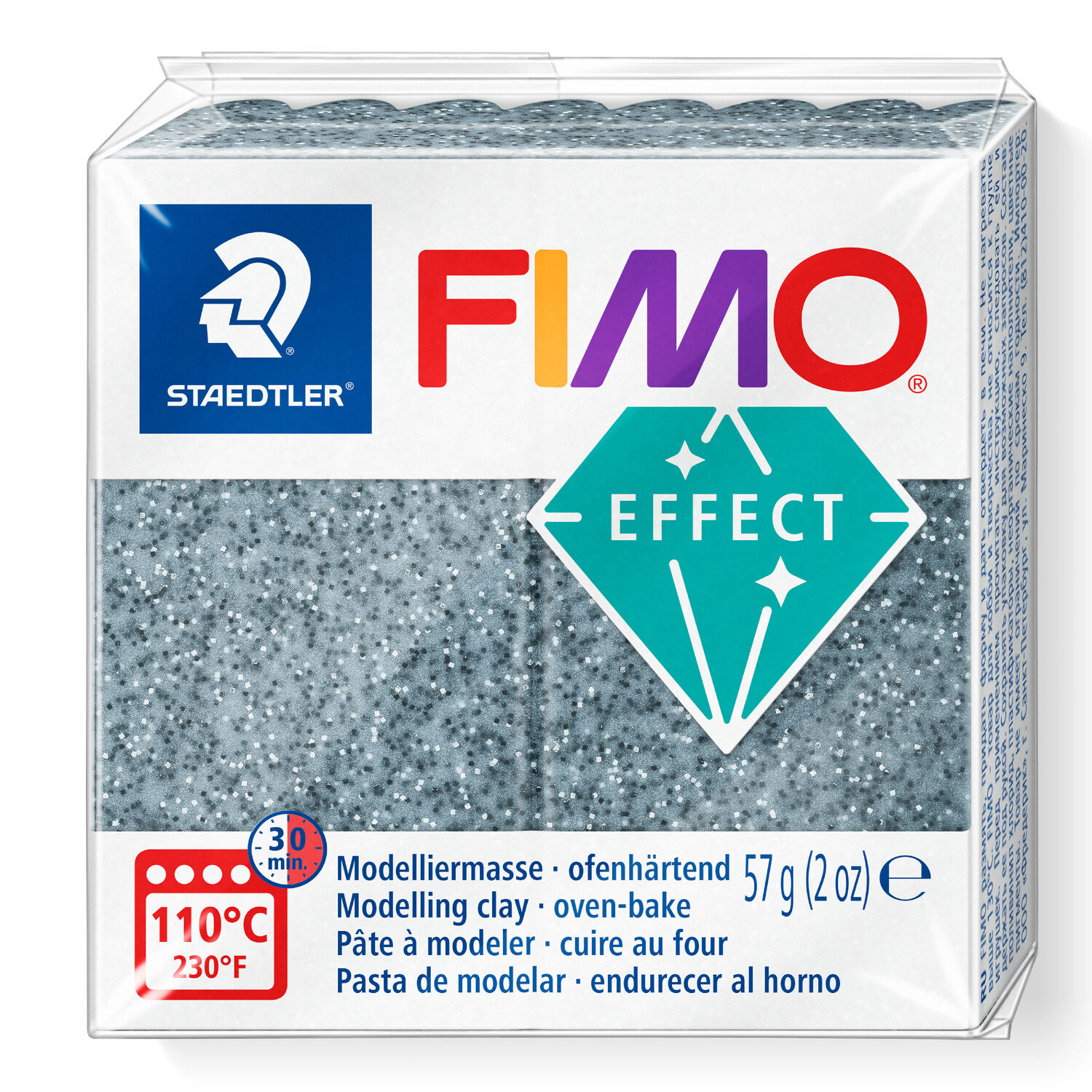 NEU Fimo Effect 57g, Granit