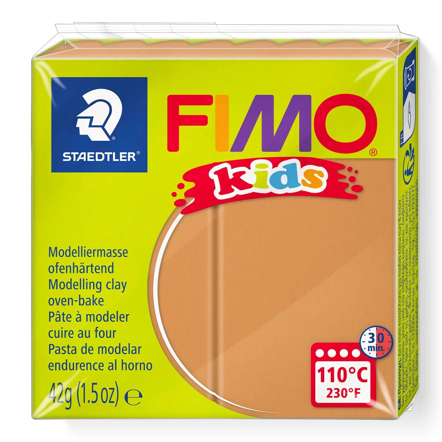 Fimo kids 42g, Hellbraun