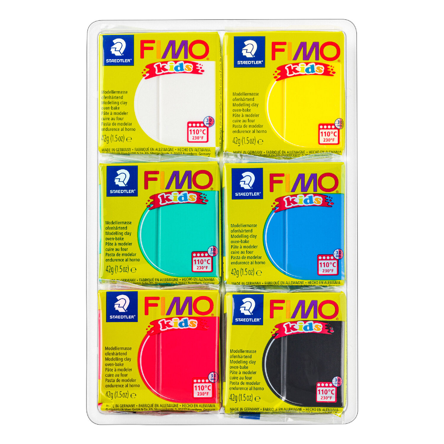 Fimo kids Color Pack Basic, 6 x 42g Bild 2