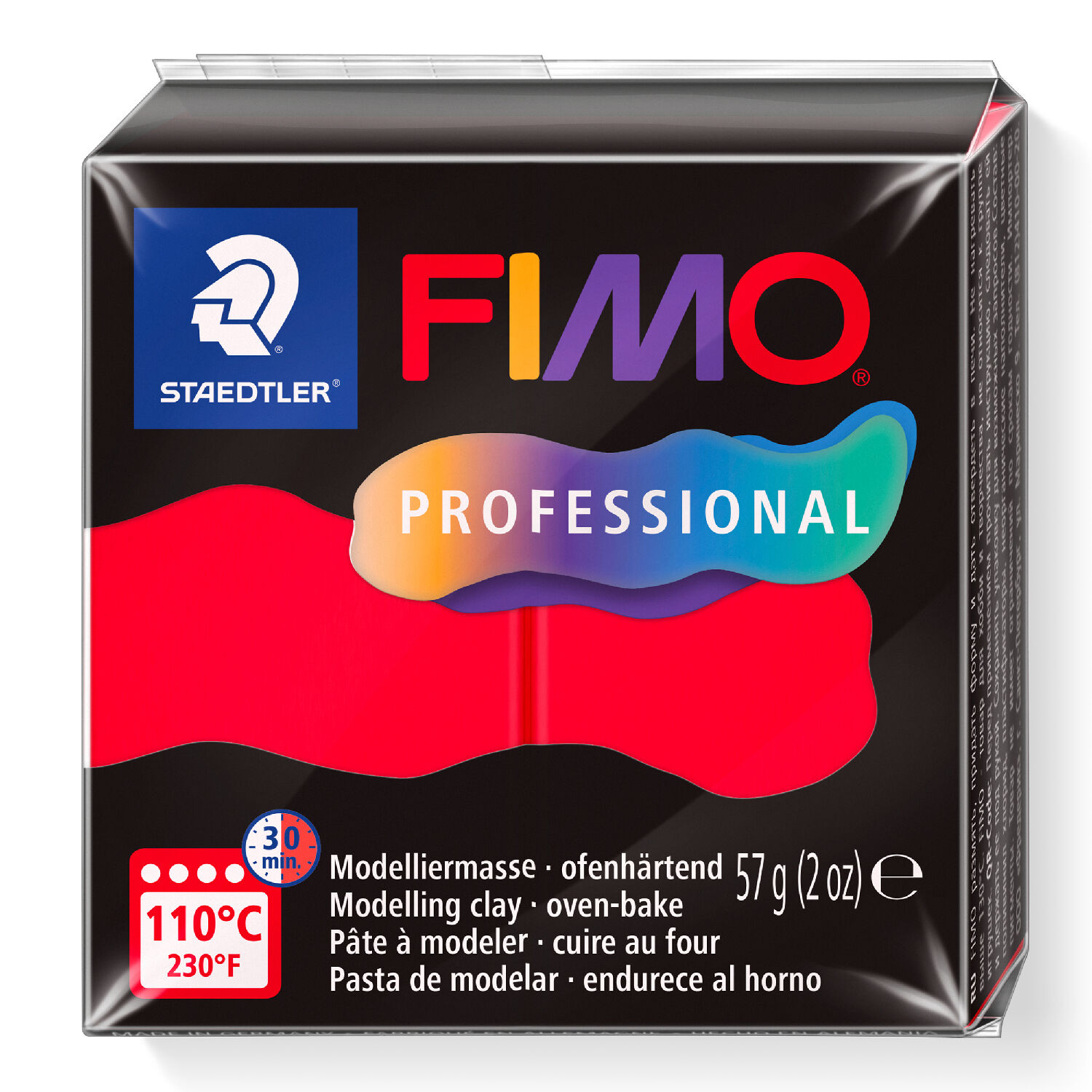 NEU Fimo Professional 57g, Reinrot