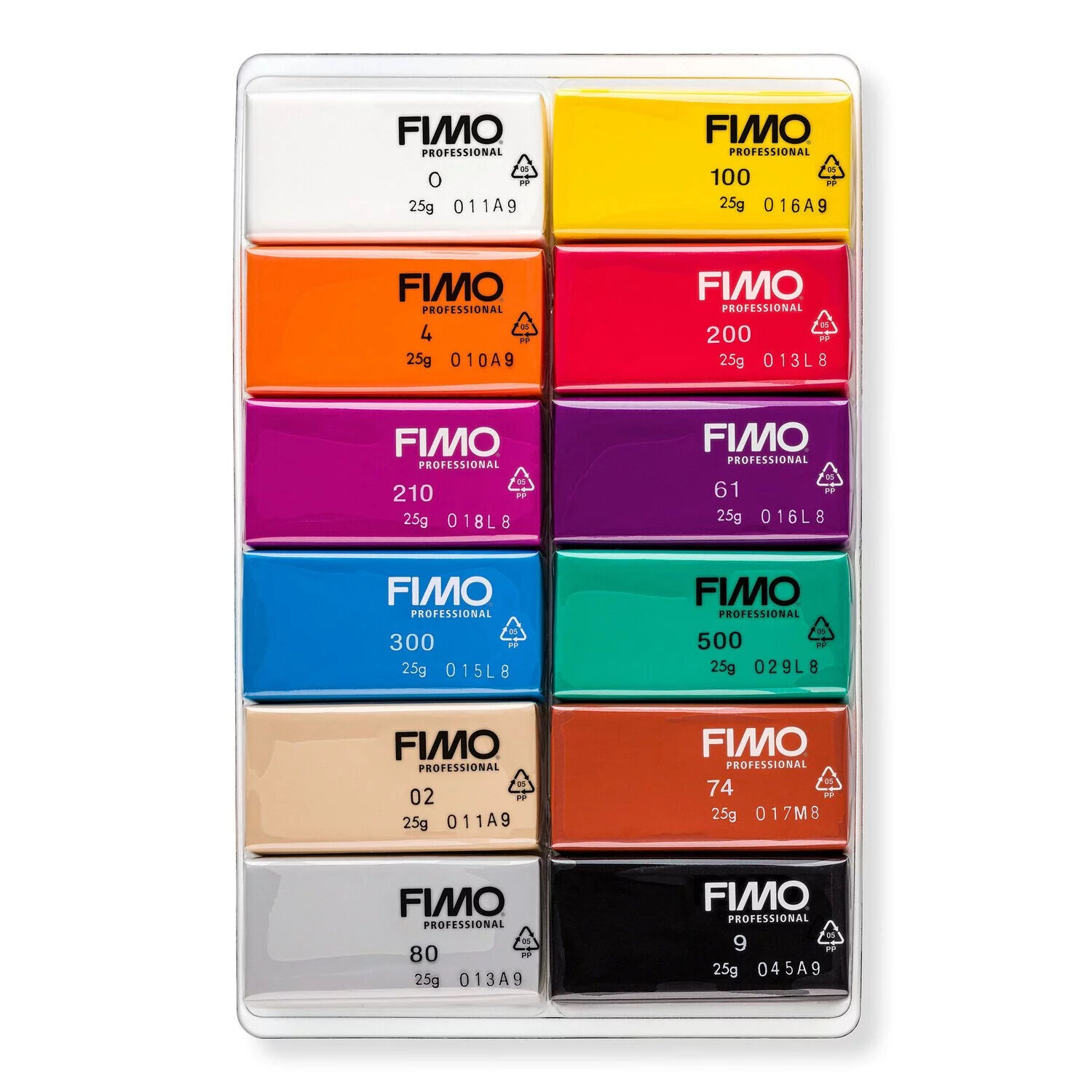 Fimo Professional Basic Set, 12 Halbblcke Bild 2