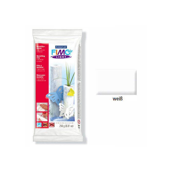 FimoAir LIGHT Modelliermasse, 250g, wei