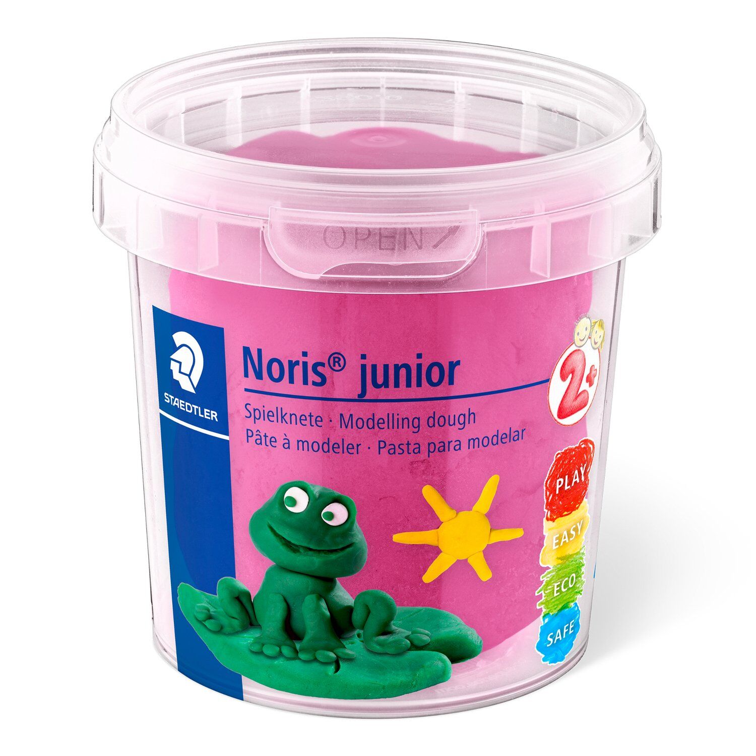 Staedtler Spielknete Set, Noris junior, 4 Neonfarben Bild 2