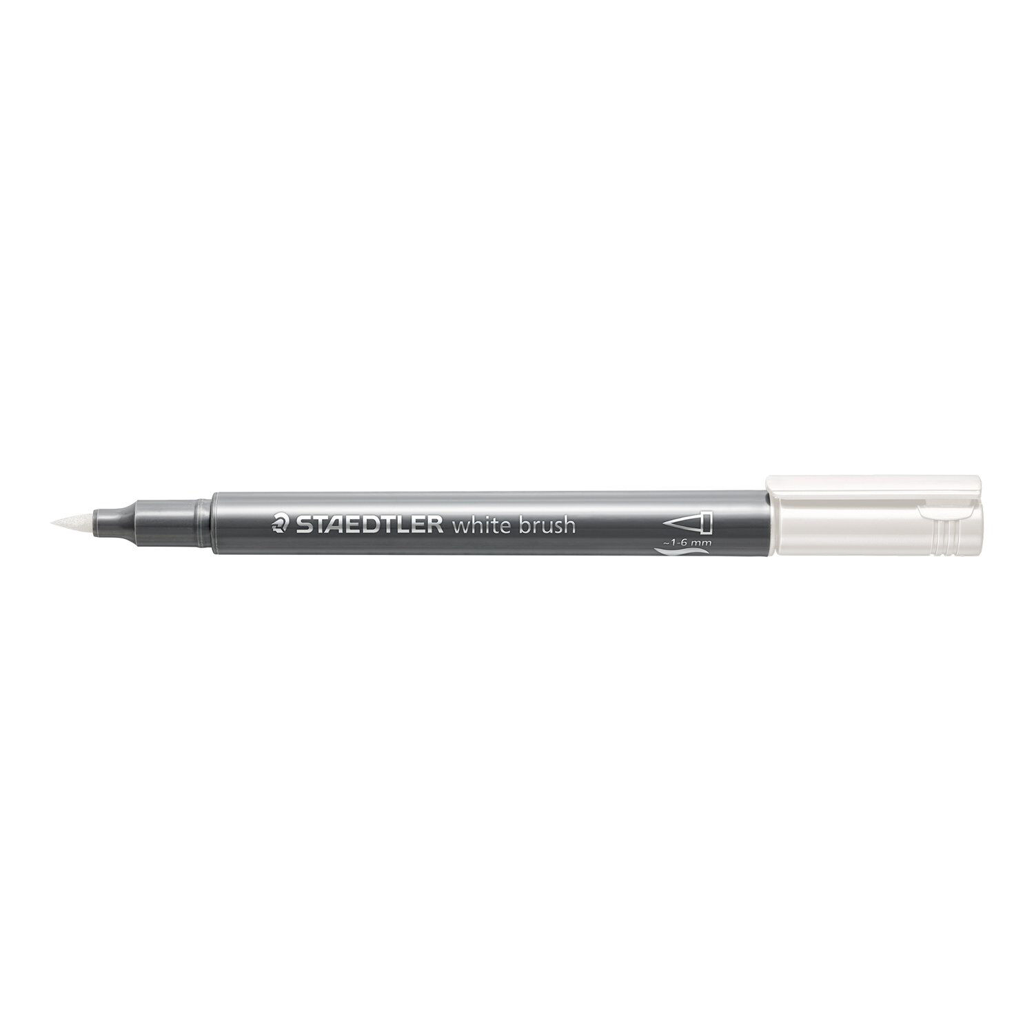Staedtler Marker Metallic Brush Pen, Wei