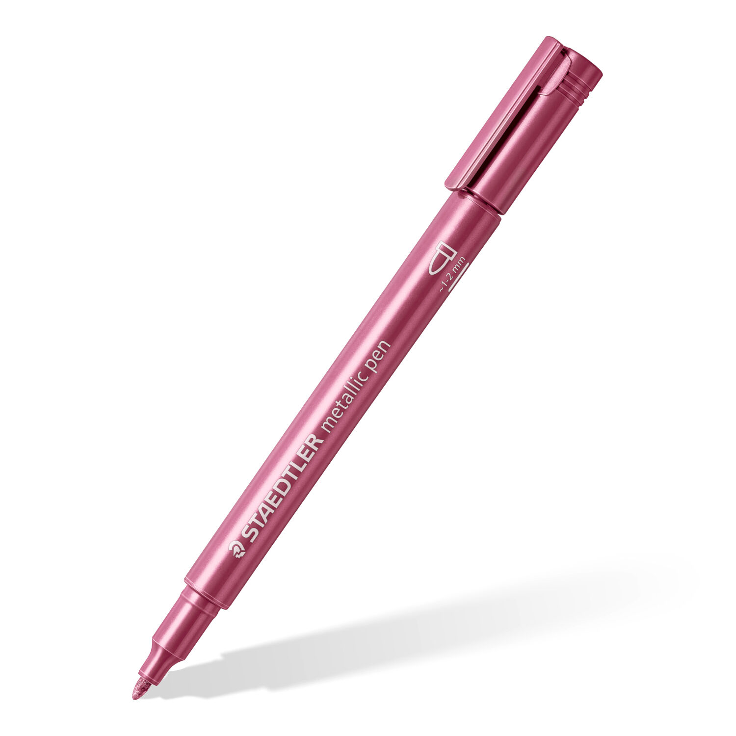 NEU Metallic Marker / Fasermaler Metallic Rot, 1 Stck