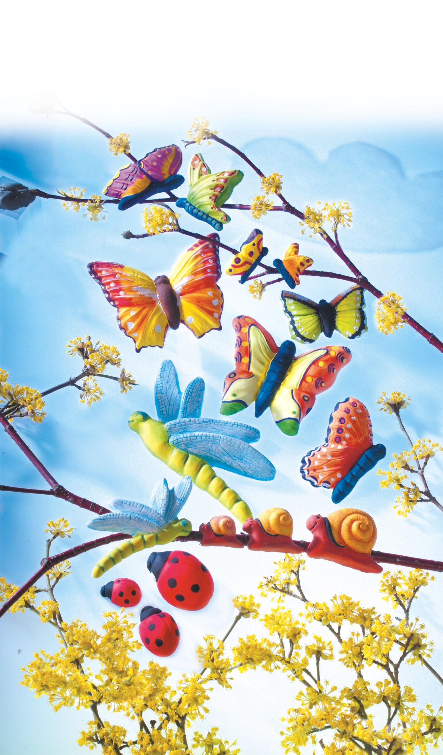 FIMO accessoires Motiv-Form Schmetterlinge Bild 2