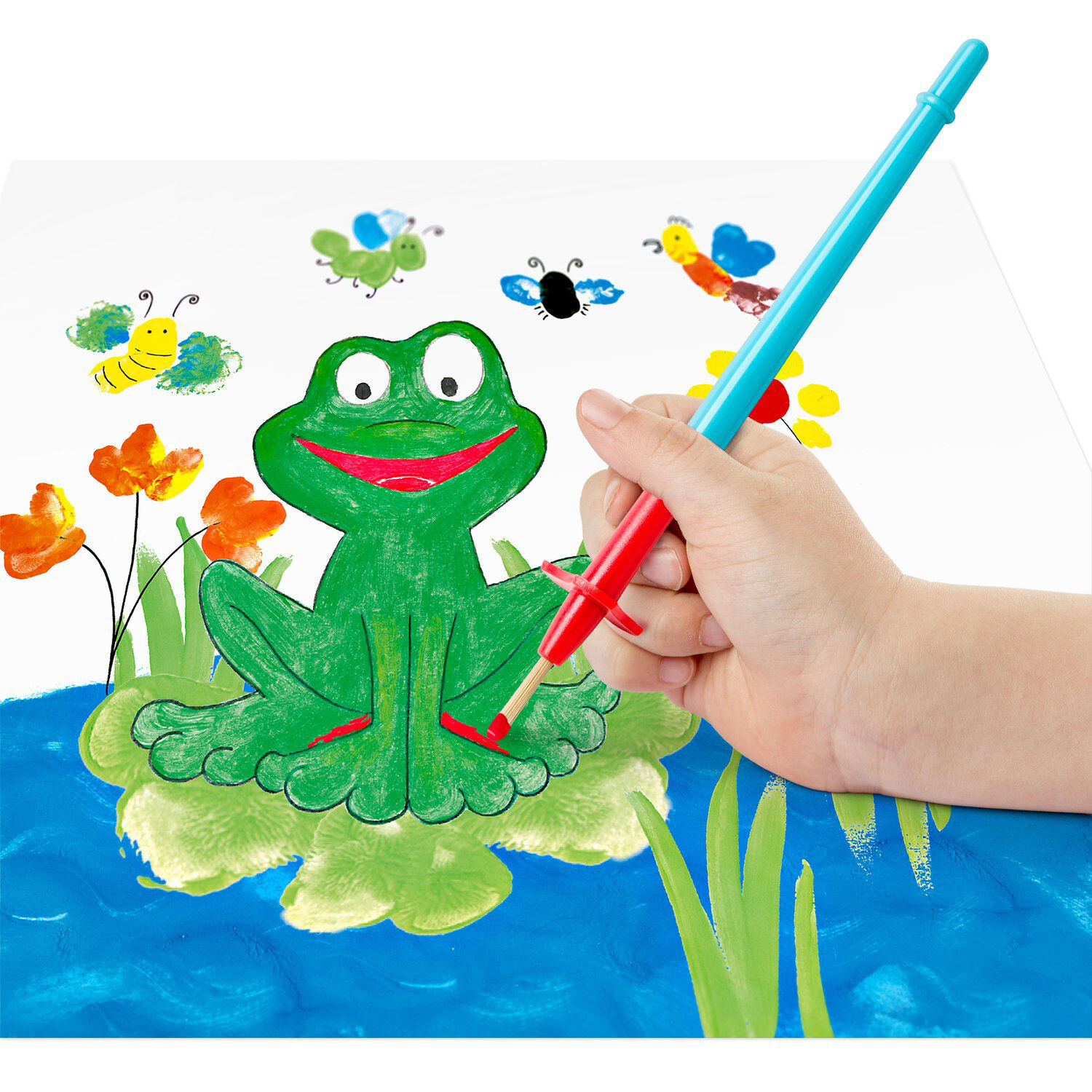 Staedtler Fingermalfarbe Noris junior, 4 Farben sortiert Bild 3