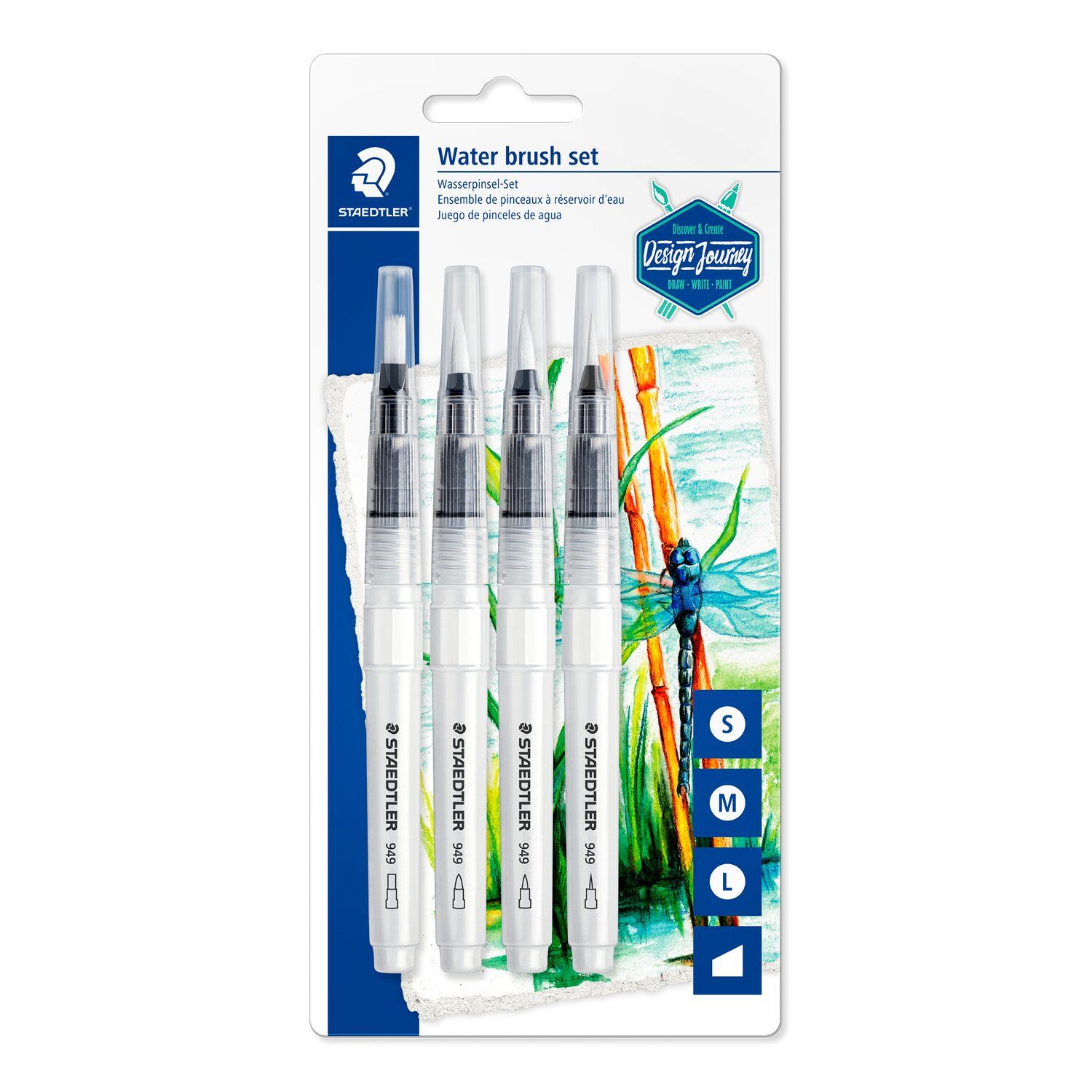 Staedtler Wasserpinsel Set, 4 Stck