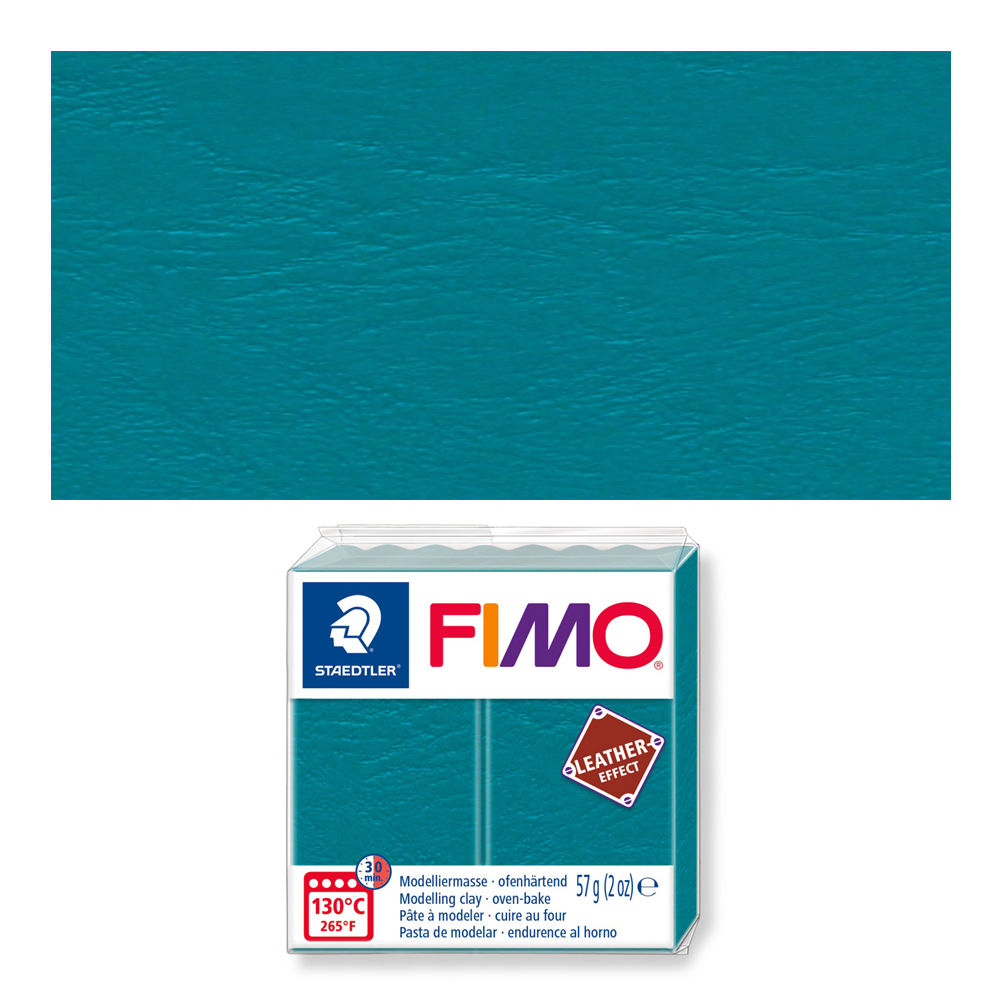 Staedtler Fimo Effect Leder, 57g, Lagune