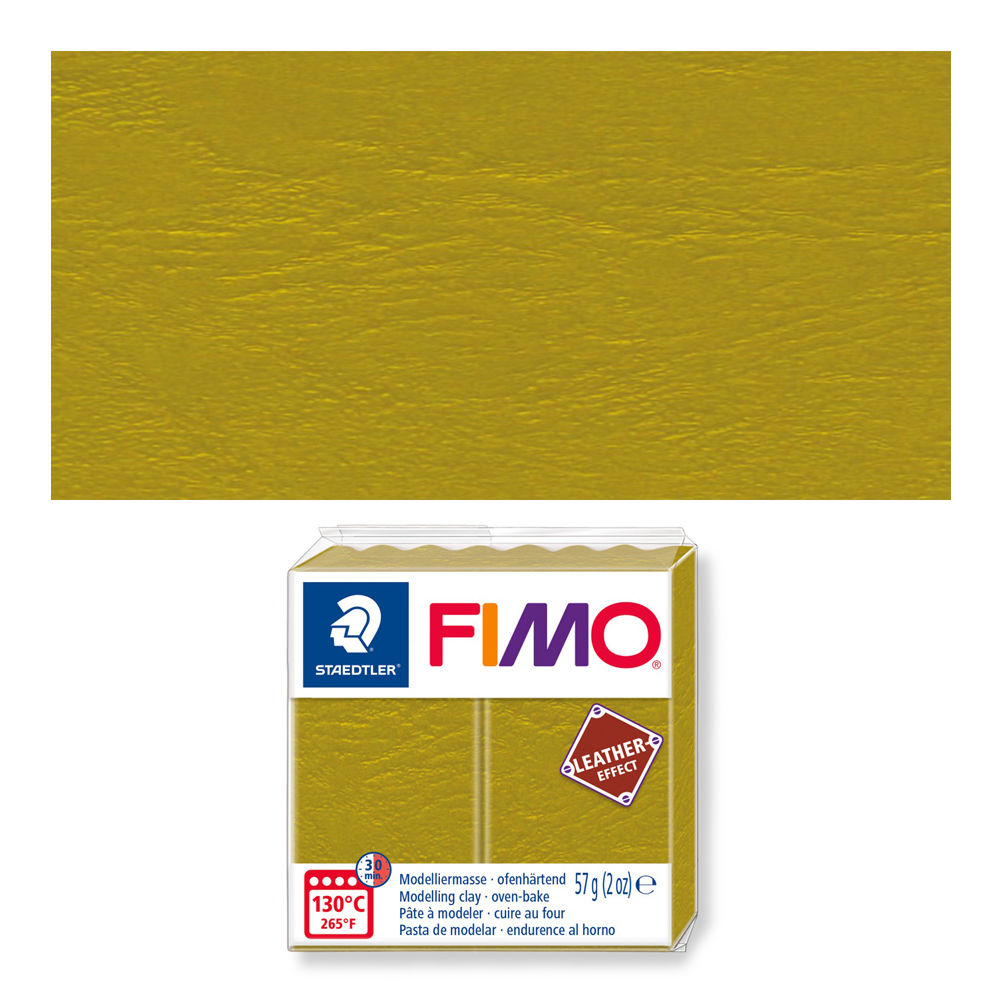 Staedtler Fimo Effect Leder, 57g, Olive