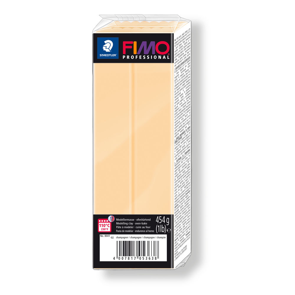 Fimo Professional Groblock, 454g, Champagner