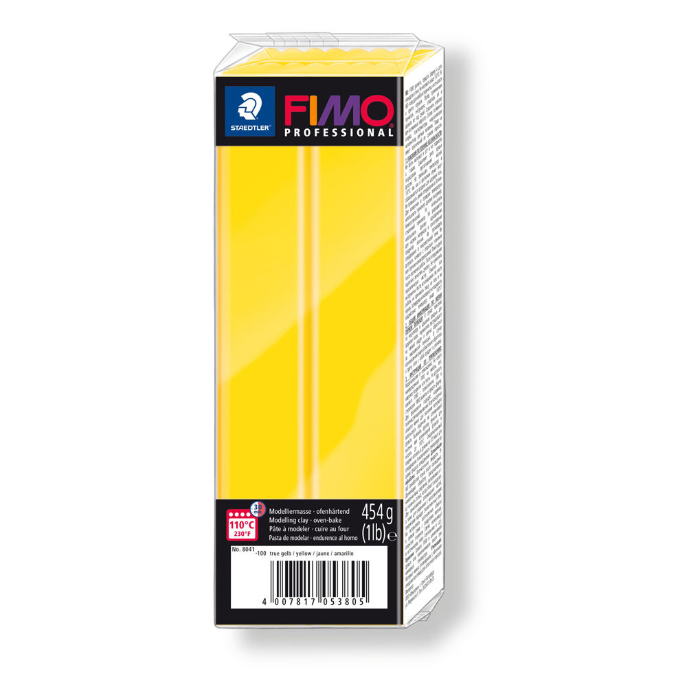 Fimo Professional Groblock, 454g, Reingelb