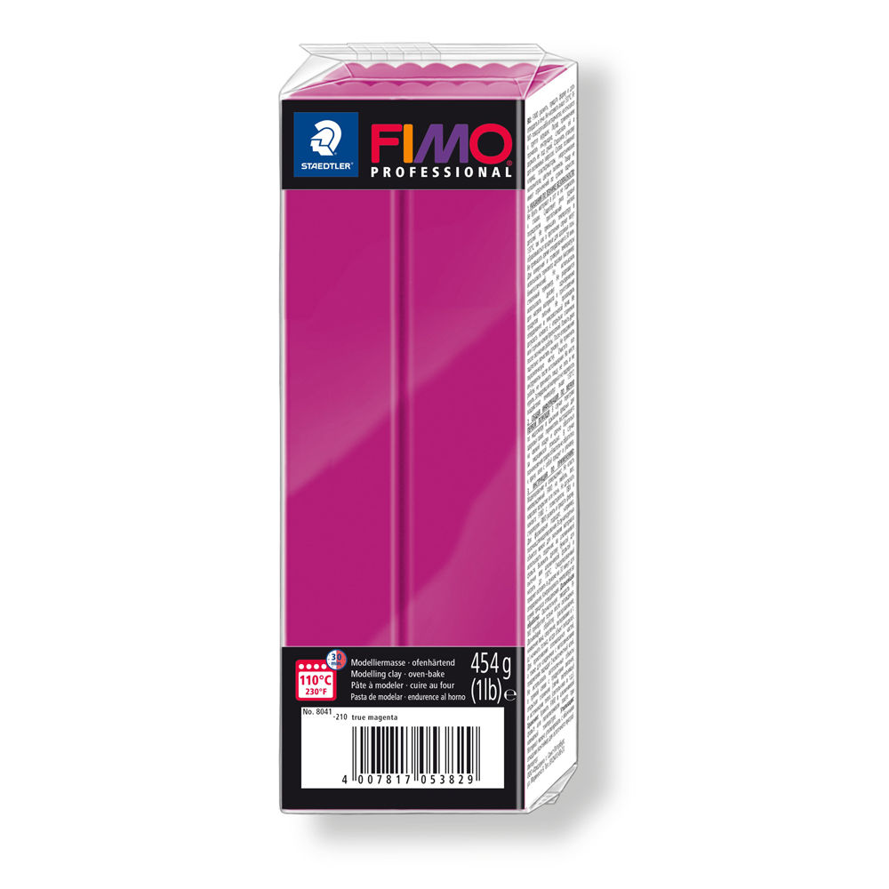 Fimo Professional Groblock, 454g, Reinmagenta