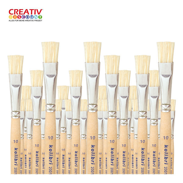 SALE Groes Borsten-Pinsel-Set, 12 Stck, Gr. 10