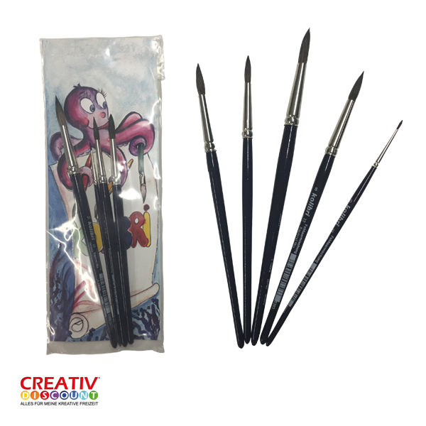 SALE Pinsel-Set Aquarell von Kolibri, 4 Stck