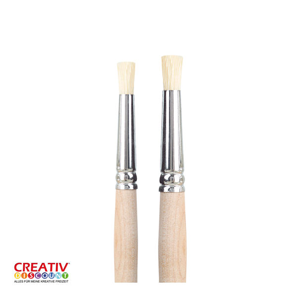 SALE Schablonierpinsel 3700, helle Borste, Gre 2