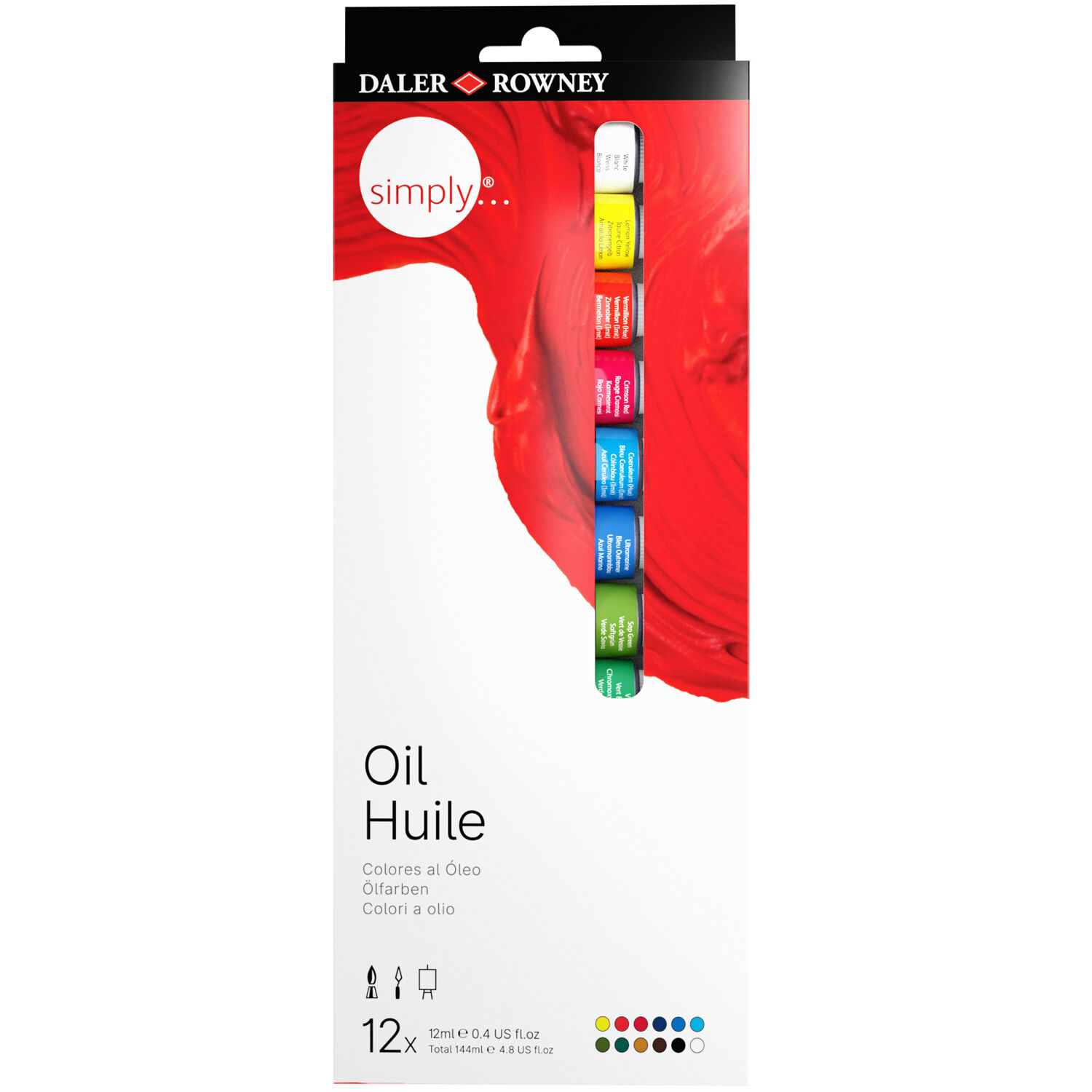 NEU Simply lfarben Set, 12 x 12ml