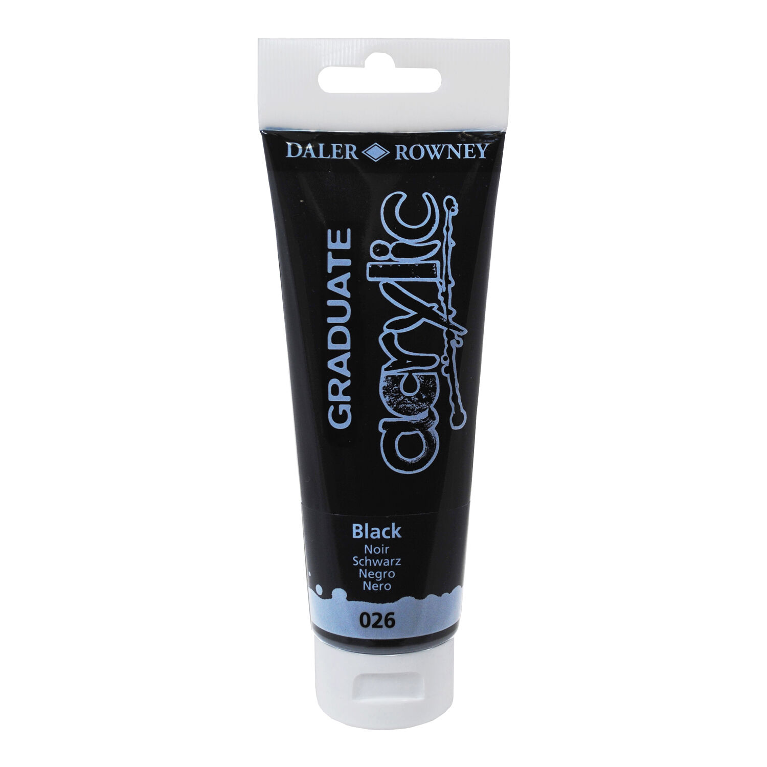 NEU GRADUATE Acrylfarbe 120 ml, Schwarz
