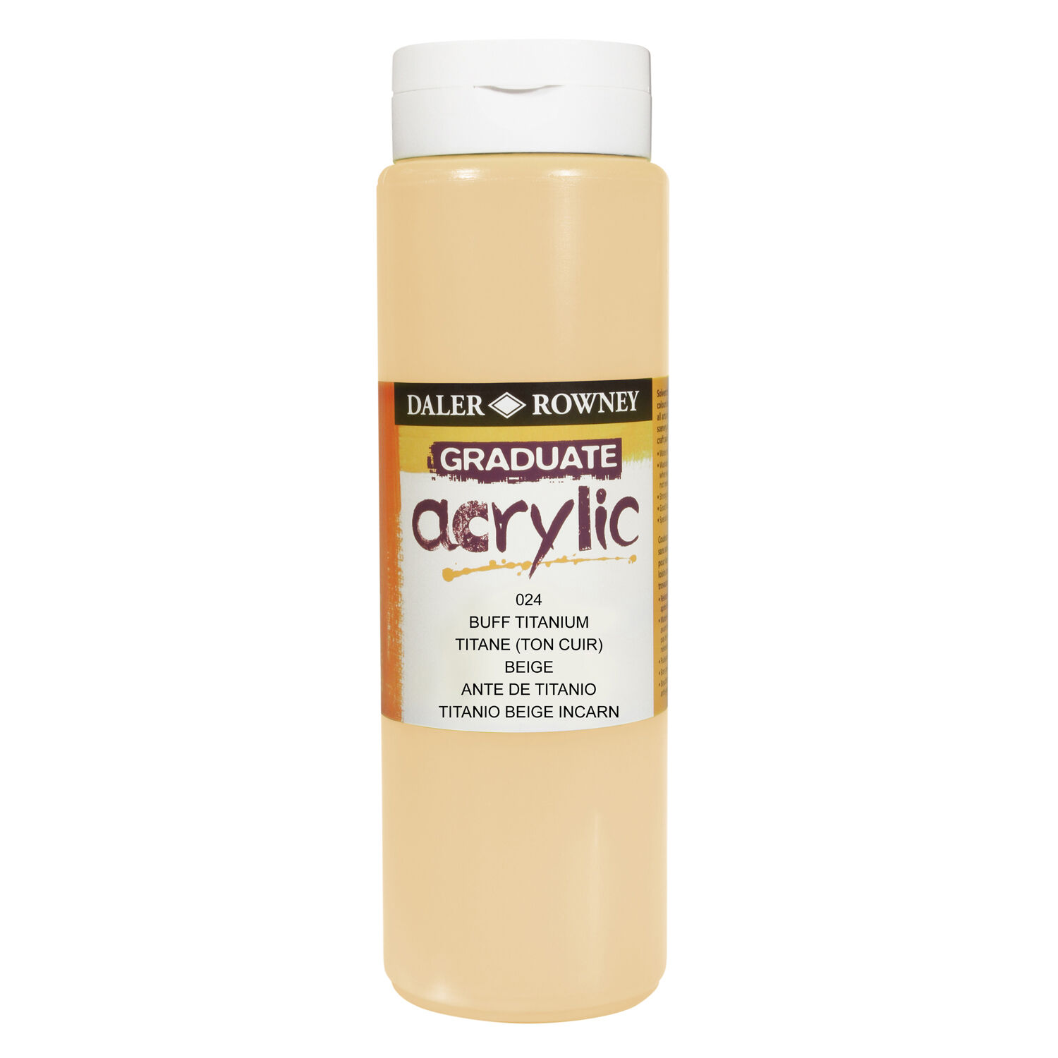 NEU GRADUATE Acrylfarbe 500 ml, Beige