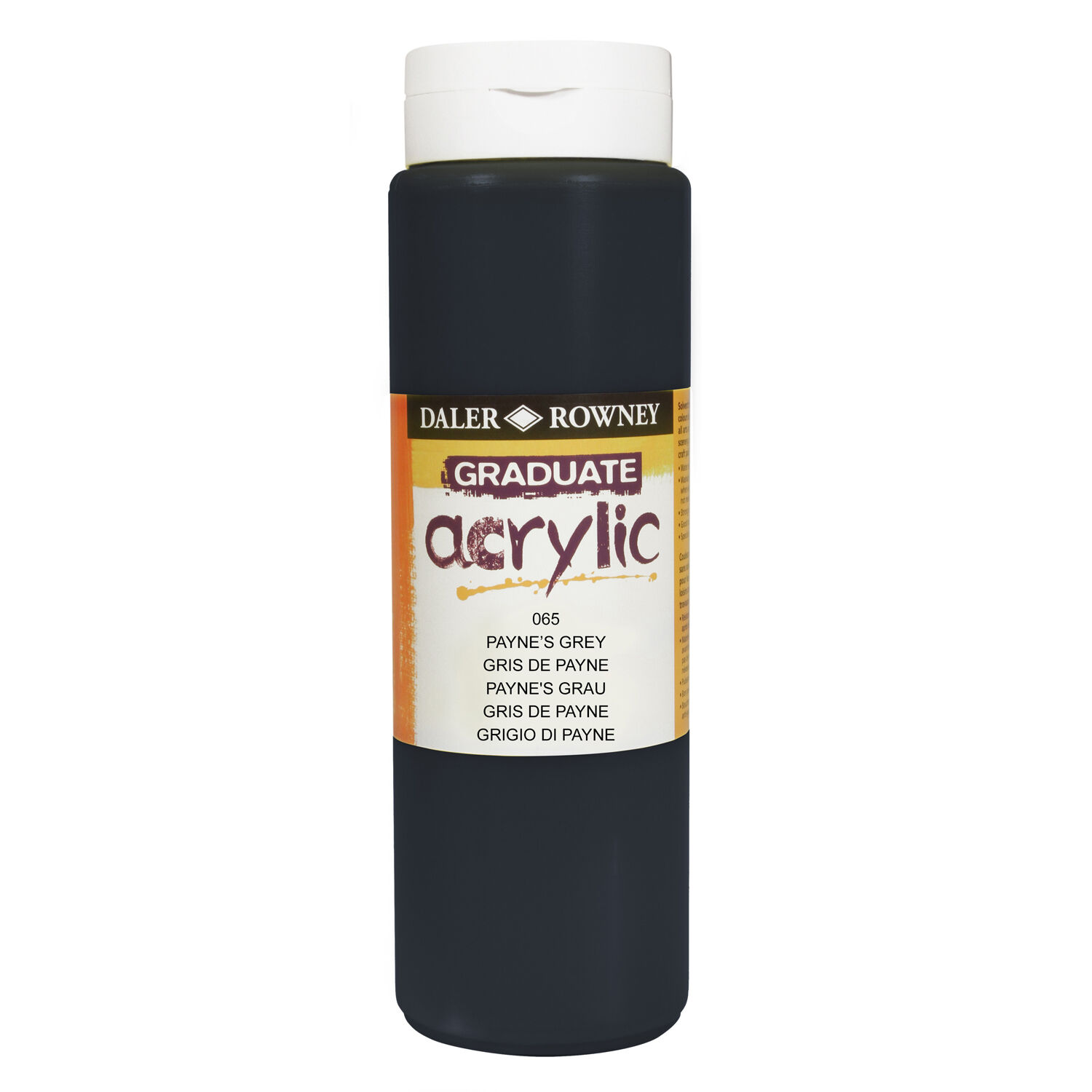 NEU GRADUATE Acrylfarbe 500 ml, Paynesgrau