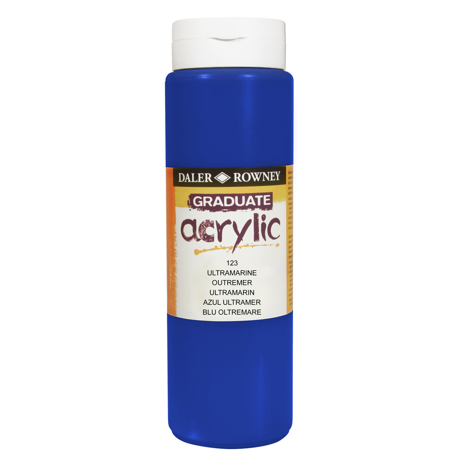 NEU GRADUATE Acrylfarbe 500 ml, Ultramarinblau