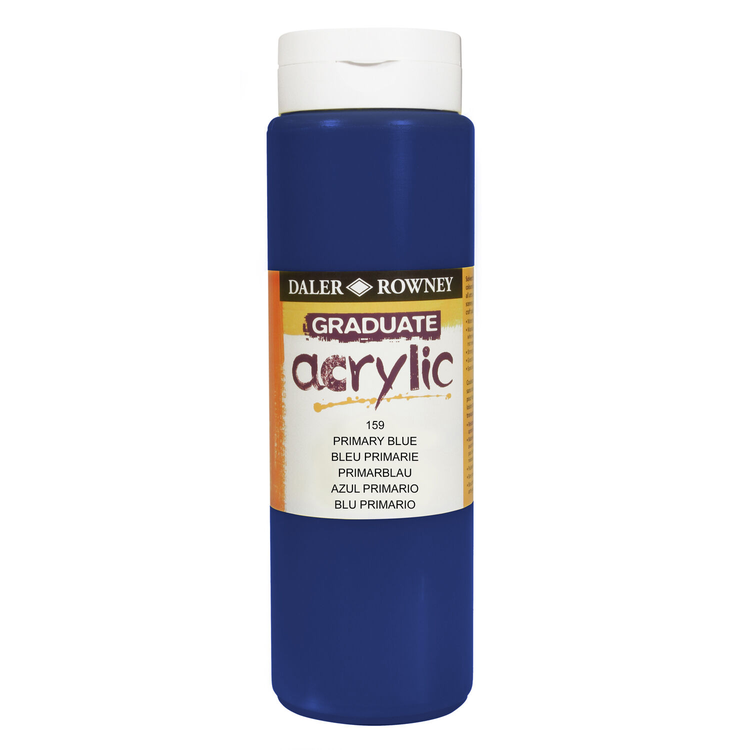 NEU GRADUATE Acrylfarbe 500 ml, Primr-Blau