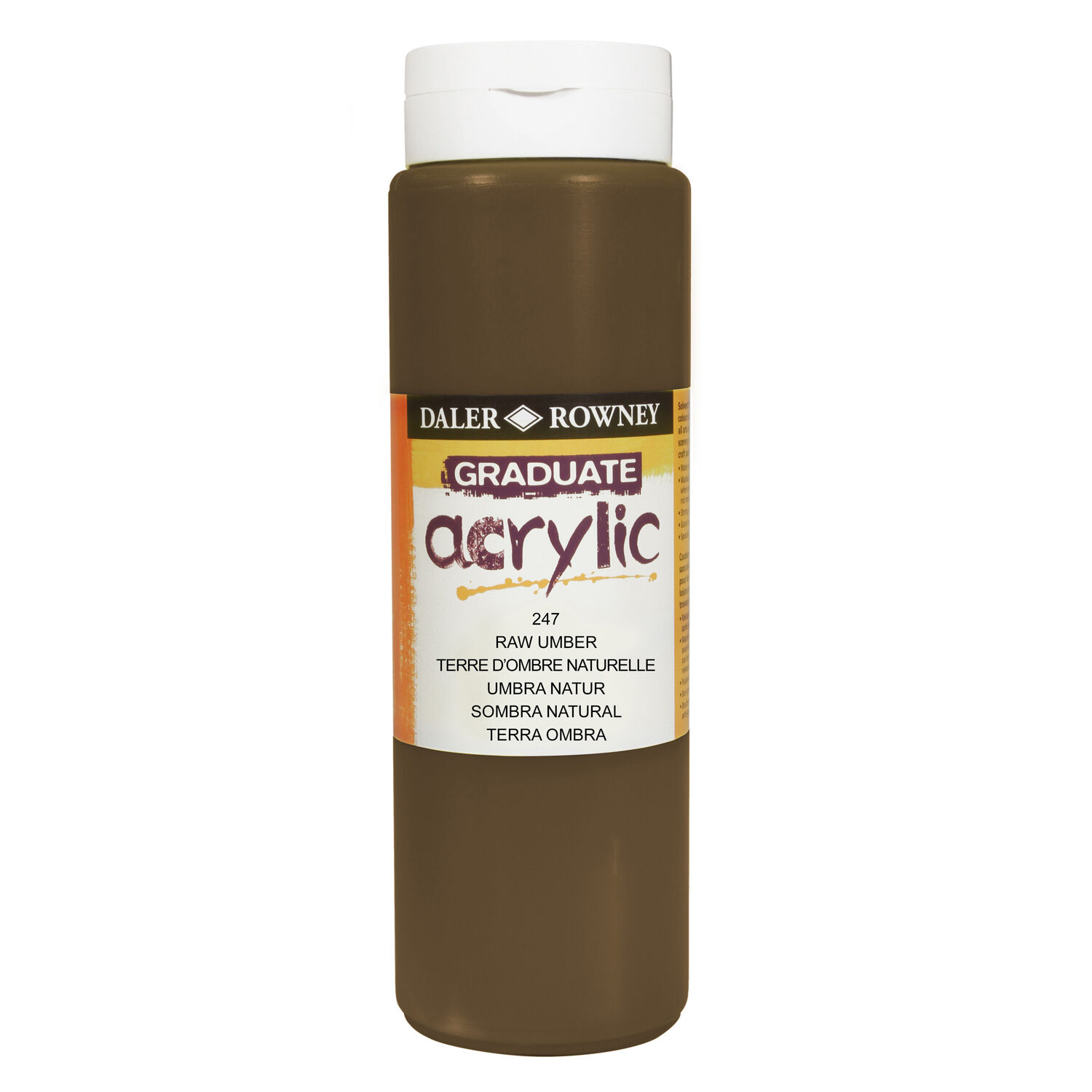 NEU GRADUATE Acrylfarbe 500 ml, Umbra Natur