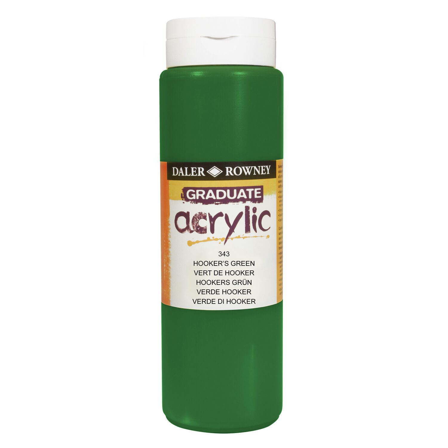 NEU GRADUATE Acrylfarbe 500 ml, Hooker's Grn