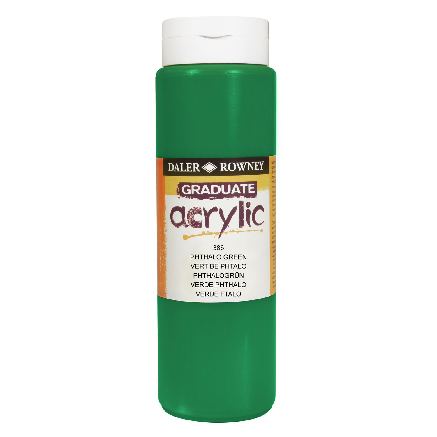 NEU GRADUATE Acrylfarbe 500 ml, Phthalogrn