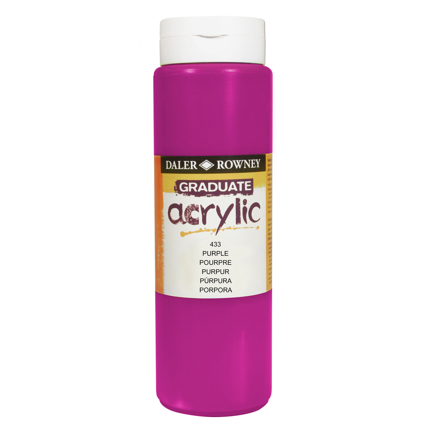 NEU GRADUATE Acrylfarbe 500 ml, Purpur