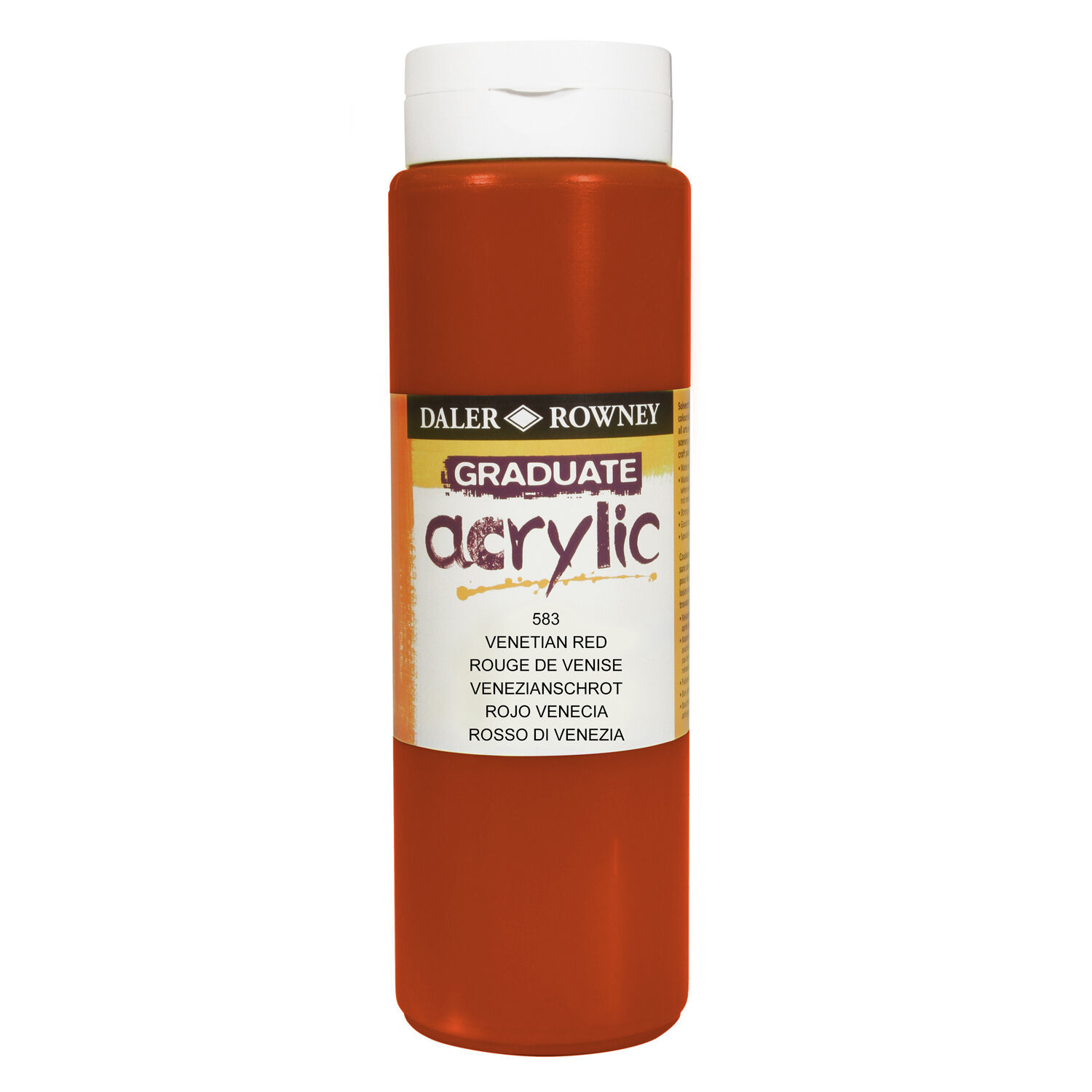 NEU GRADUATE Acrylfarbe 500 ml, Venezianischrot