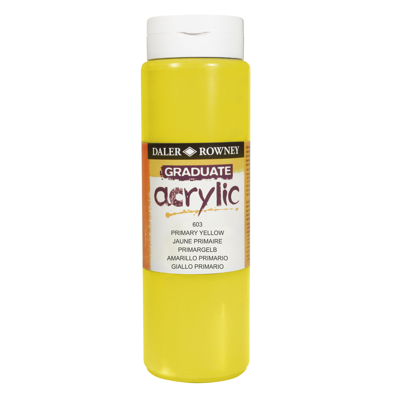 NEU GRADUATE Acrylfarbe 500 ml, Primr-Gelb