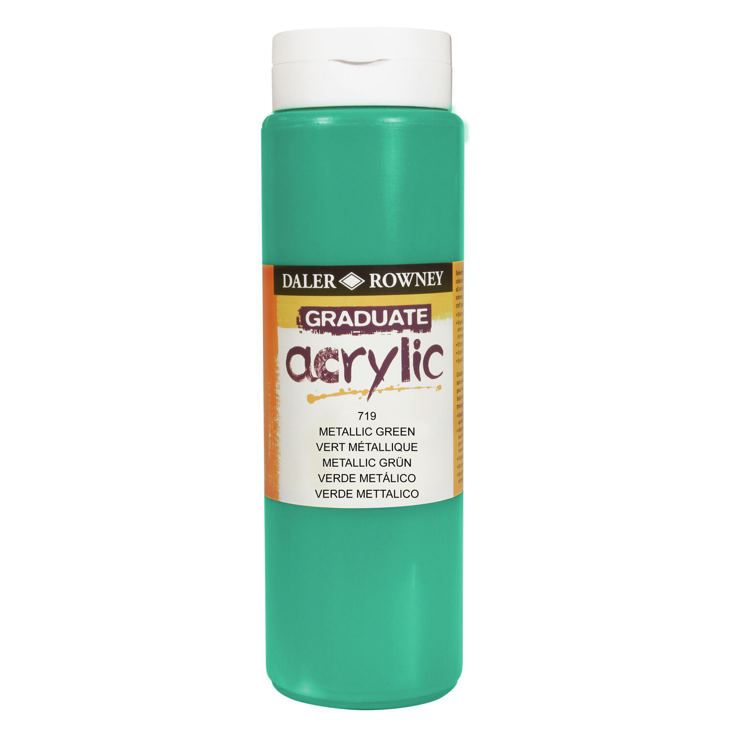 NEU GRADUATE Acrylfarbe 500 ml, Metallic Grn