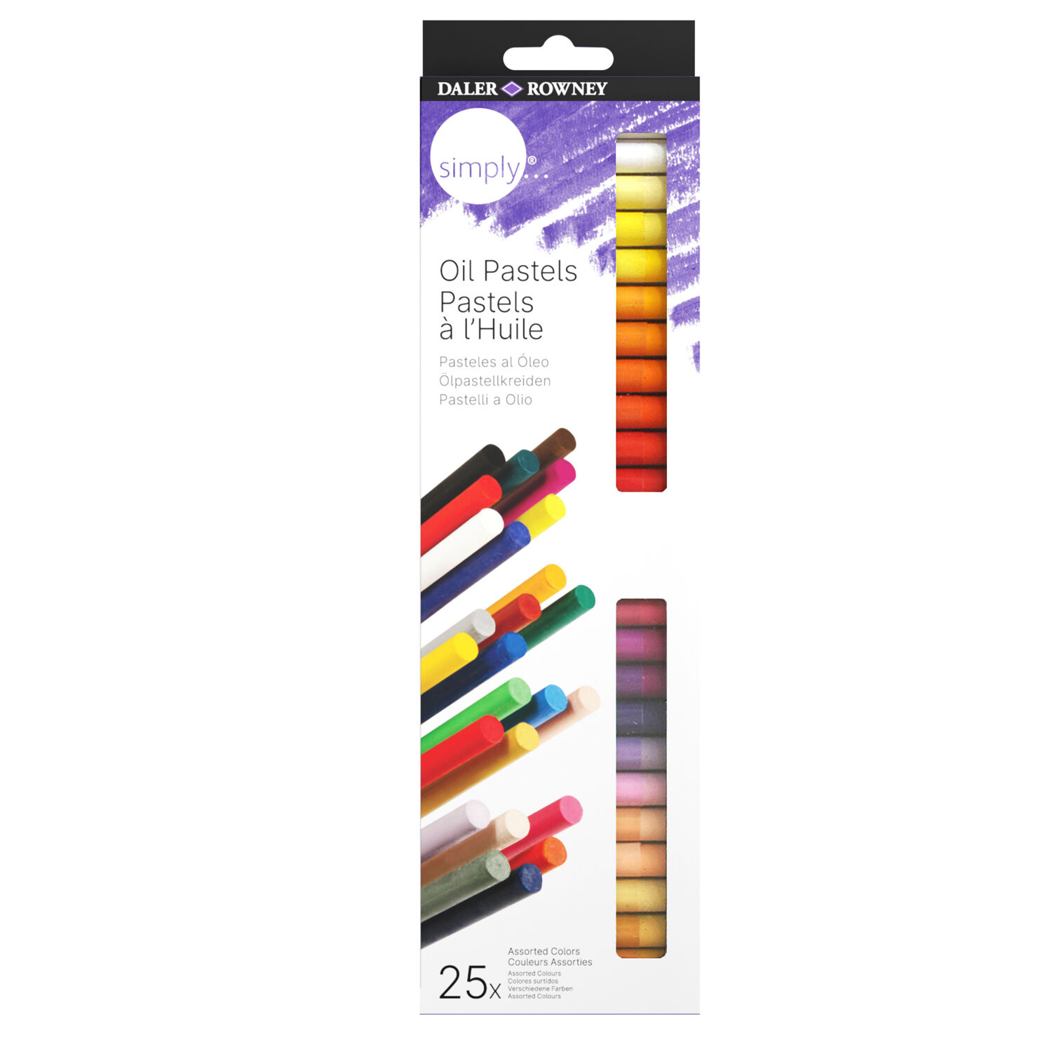 NEU Simply Pastellkreiden Set mit 25 l-Pastellkreiden