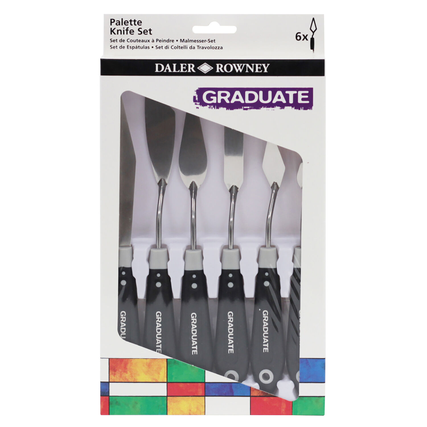 NEU GRADUATE Malmesser Set mit 6 Malmessern