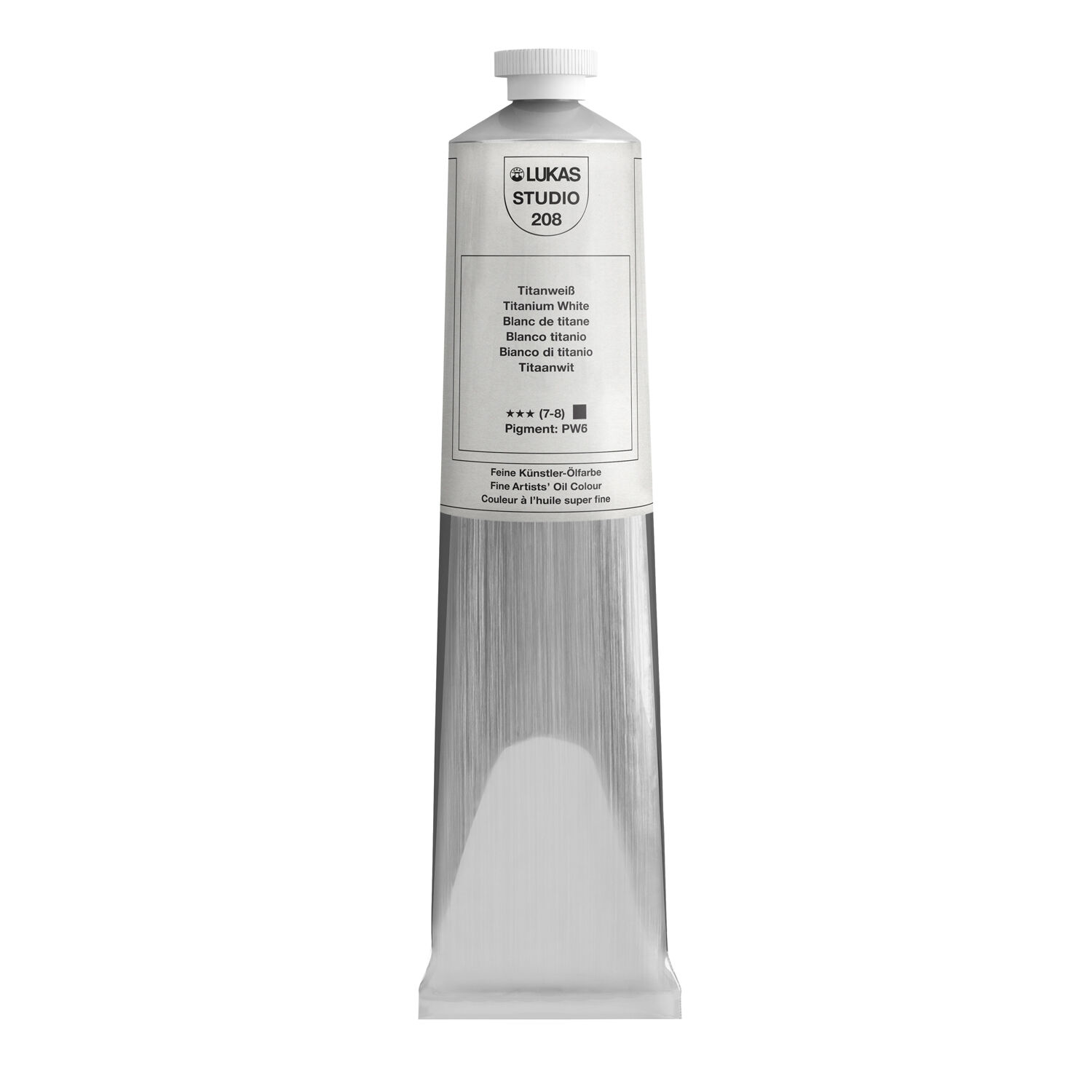 NEU LUKAS STUDIO OIL / lmalfarbe, 200 ml, Titanwei