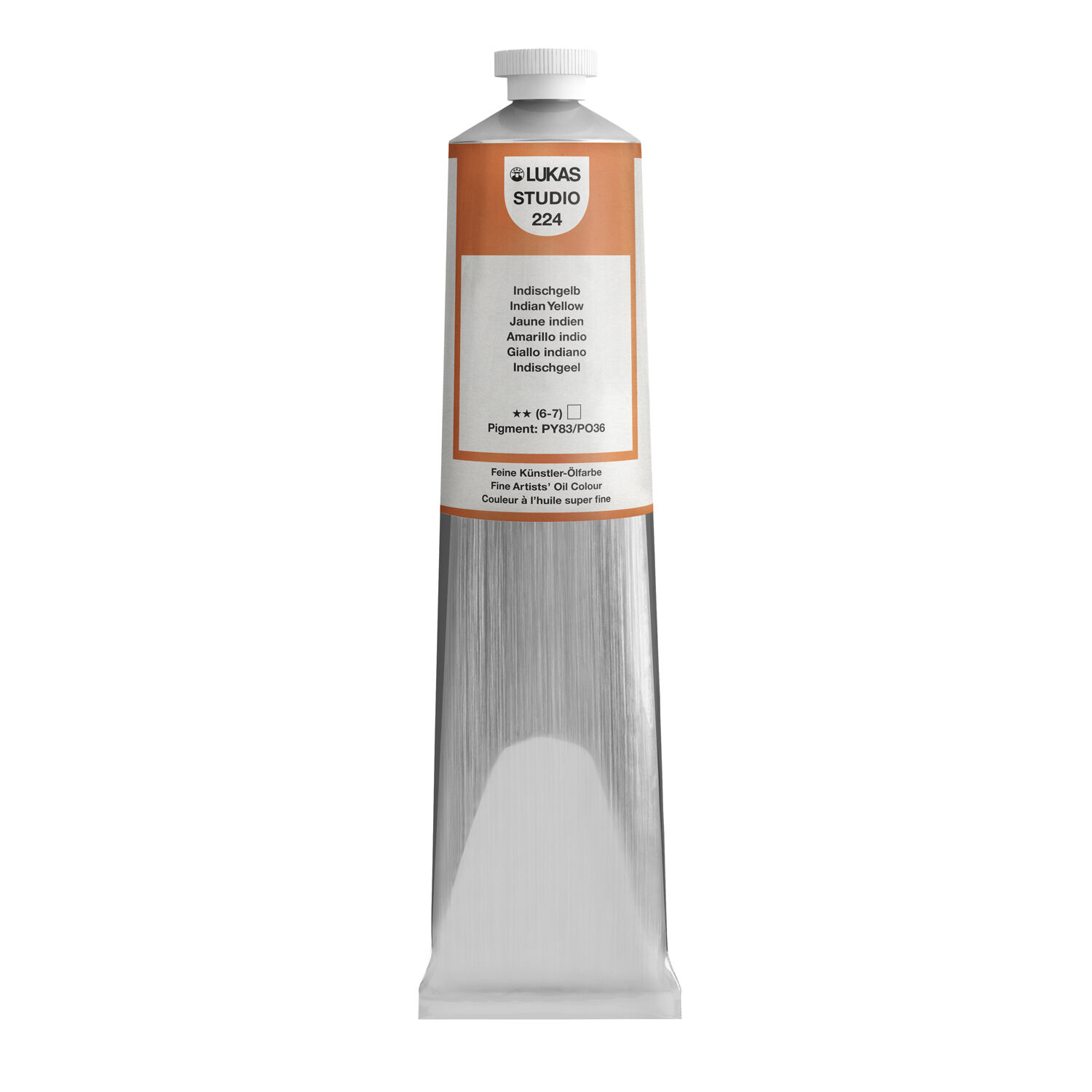 NEU LUKAS STUDIO OIL / Ölmalfarbe, 200 ml, Indischgelb