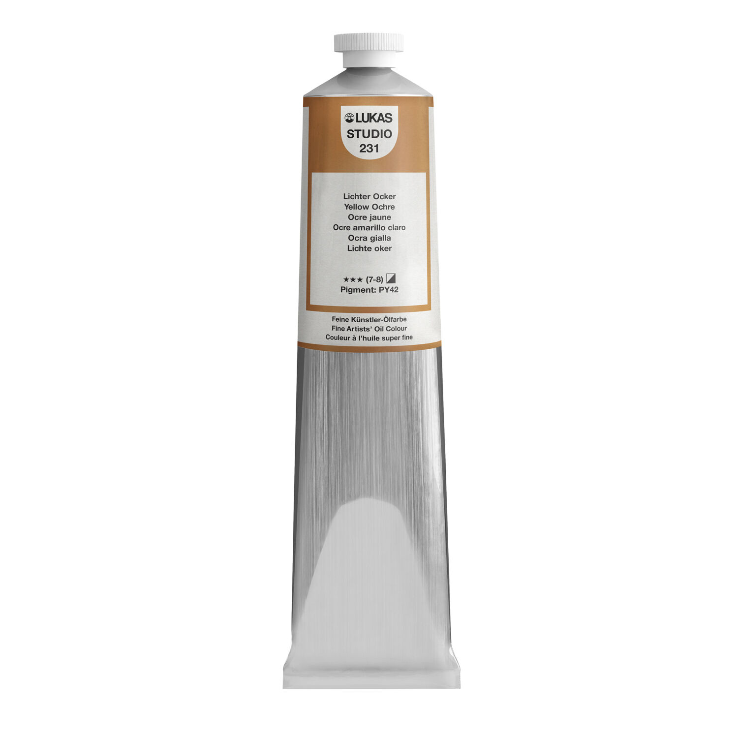 NEU LUKAS STUDIO OIL / lmalfarbe, 200 ml, Lichter Ocker