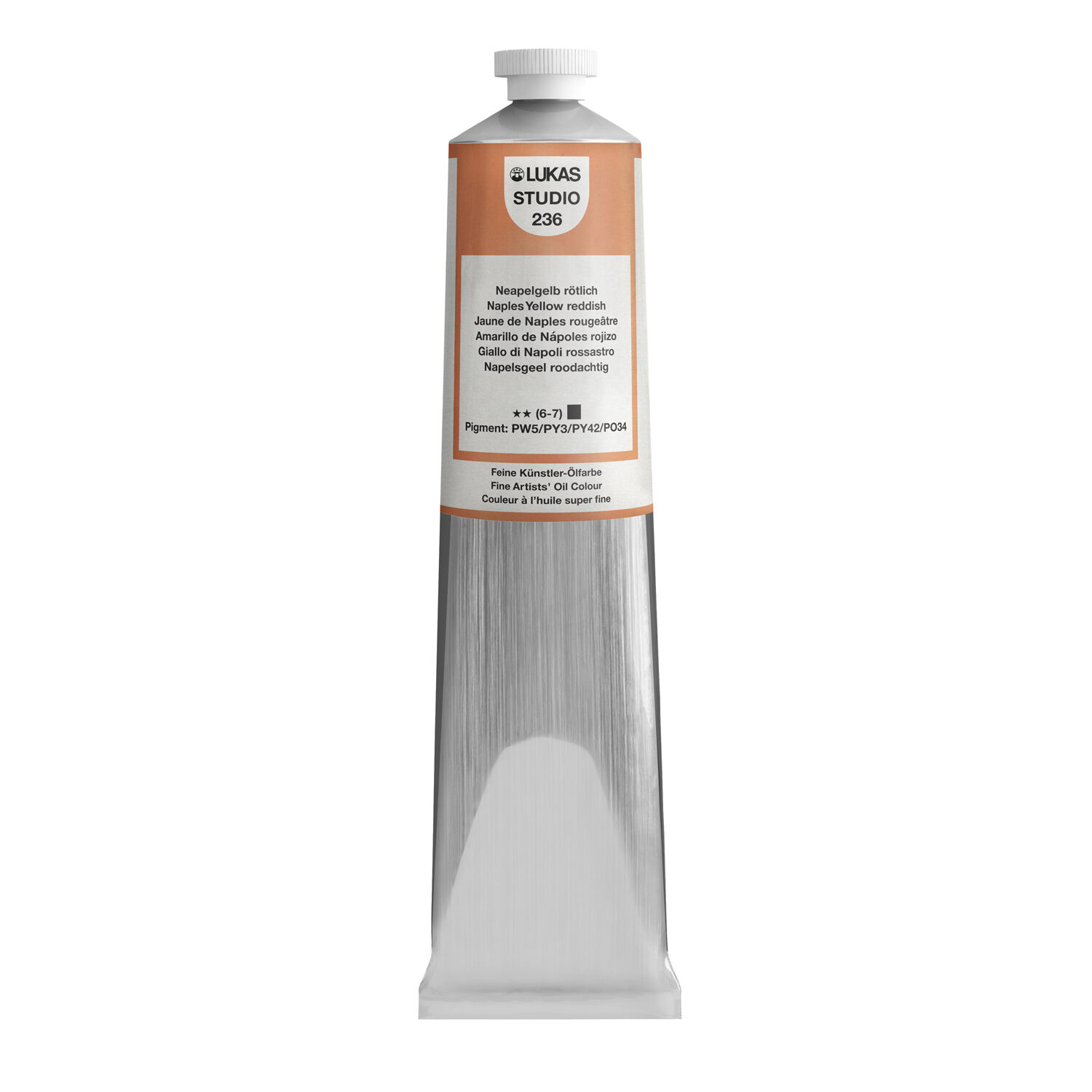 NEU LUKAS STUDIO OIL / lmalfarbe, 200 ml, Neapelgelb rtlich