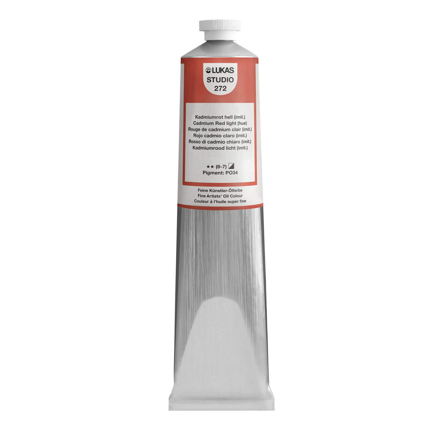 NEU LUKAS STUDIO OIL / lmalfarbe, 200 ml, Kadmiumrot hell (imit.)