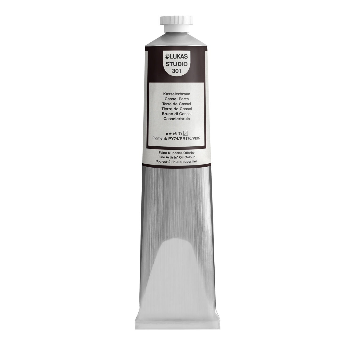 NEU LUKAS STUDIO OIL / lmalfarbe, 200 ml, Kasselerbraun